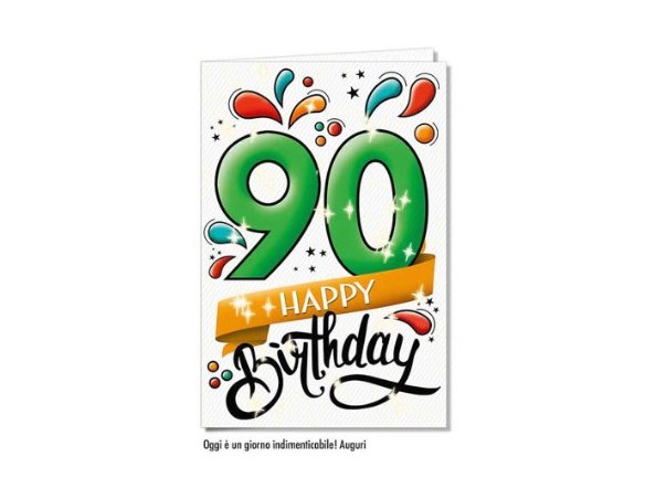 Biglietto di Auguri 90 anni