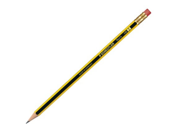 Matita grafite Noris 122 Staedtler - con gommino gomma - HB -