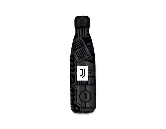 Juventus  | Seven Borraccia Juventus, Nero, 500 ml, Acciaio Inox, BPA free, Ermetica, Tenuta Stagna, A prova di perdite, Caldo 