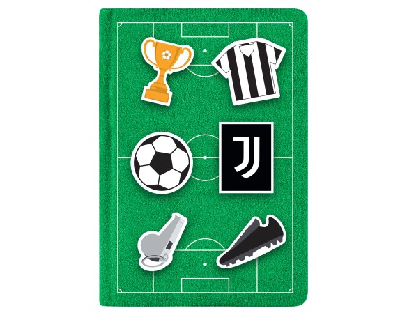 Juventus | Quaderno notebook in tessuto Patch in Silicone juve juventus ufficiale