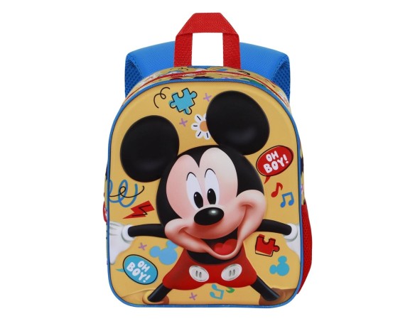 Topolino | Zaino zainetto 3d bambino prescolare per l'asilo o il tempo libero topolino mickey mouse 31 cm