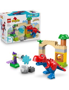 LEGO DUPLO Marvel Dinosauro Spidey-Rex vs. Goblin -...