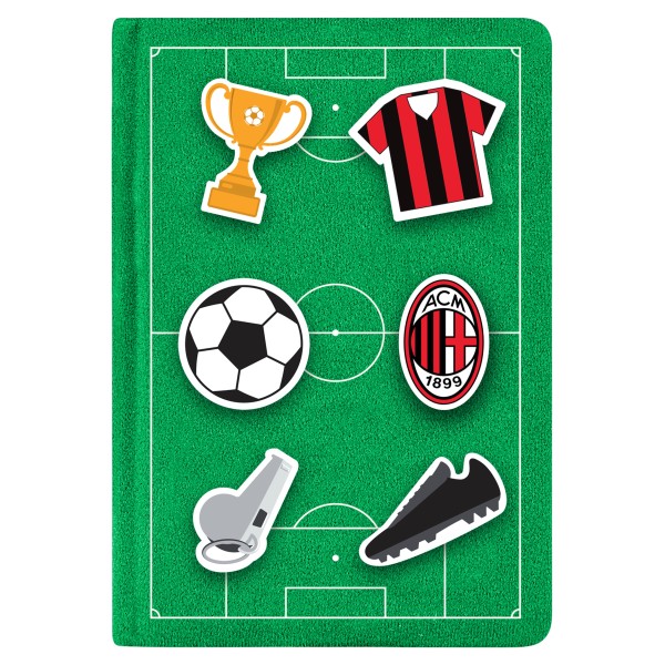 Milan | Quaderno notebook in tessuto con Patch...