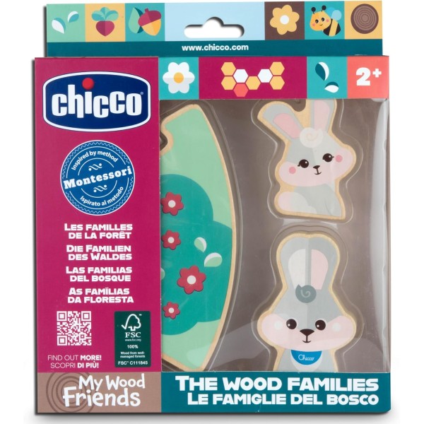 Chicco, Personaggi Collezionabili Legno, Gioco...