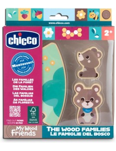 Chicco, Personaggi Collezionabili Legno, Montessori, 2...