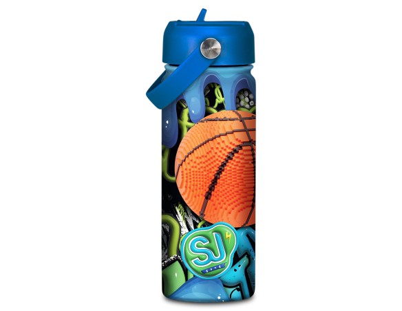 Borraccia Termica con Beccuccio 500 ml Sj Gang Seven basket bambino bimbo