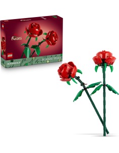 LEGO Botanicals Rose 40460 - Set da Costruire di Fiori...