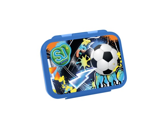 Portamerenda sj gang acc. Seven in acciaio pallone calcio  bimbo
