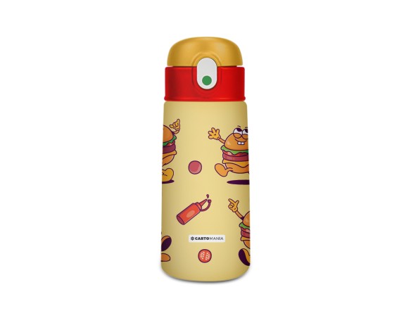 Borraccia Termica con Beccuccio 500 ml Cartomania food cibo bambino bimbo