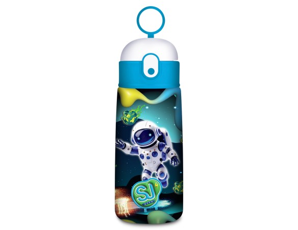 Borraccia Termica con Beccuccio 500 ml Sj Gang Seven spazio space bimbo bambino
