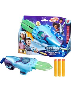 Spara dardi Nerf Transformers EarthSpark, Cyber-Sleeve,...