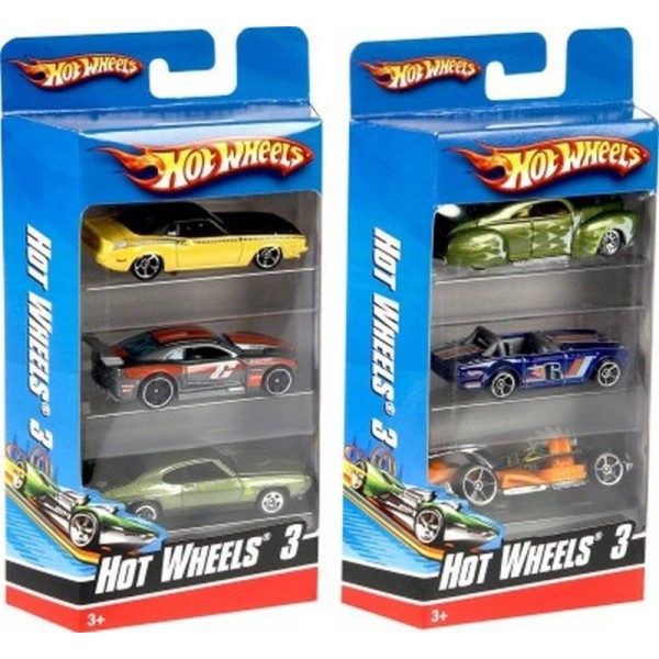 Mattel Hot Wheels 3 Veicoli