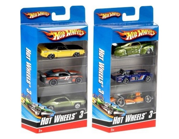 Mattel Hot Wheels 3 Veicoli