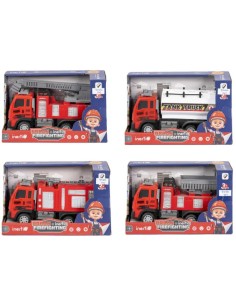 Mezzi pompieri a frizione - disponibile in 4 assortimenti