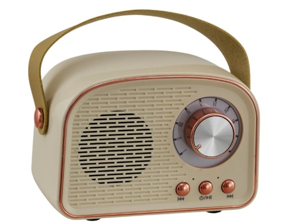 Radio Unique Bluetooth Bianco Bianca