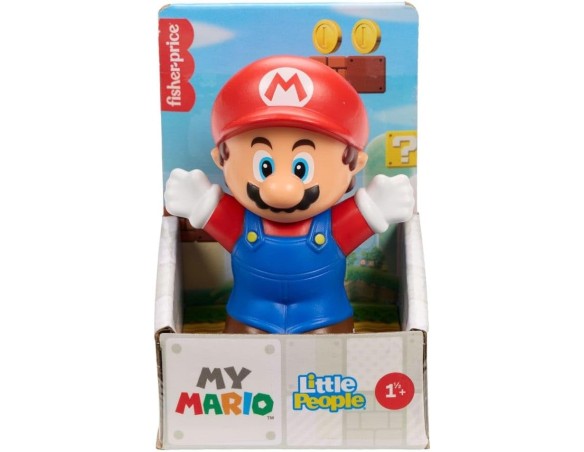 Fisher-Price Personaggio Piccolo People My Mario 7 cm Super mario Character Figure