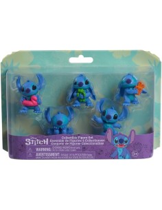 Stitch | Confezione Da 5 personaggi  Statuette Deluxe 3+