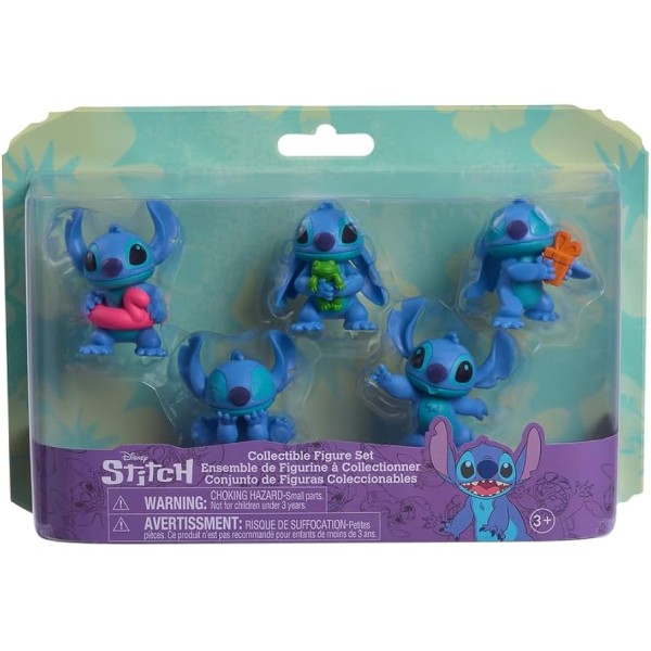 Stitch | Confezione Da 5 personaggi  Statuette...
