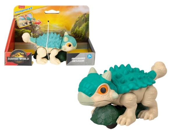 Jurassic World 4 Basid Dino Charge Ass. - Ankylosaurus