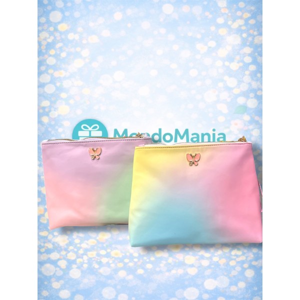 BORSA BE HAPPY POUCHES CON LACCETTO TINTA UNITA...