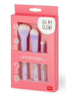 Legami - Set di 4 Pennelli per il Trucco, Oh My Glow!...