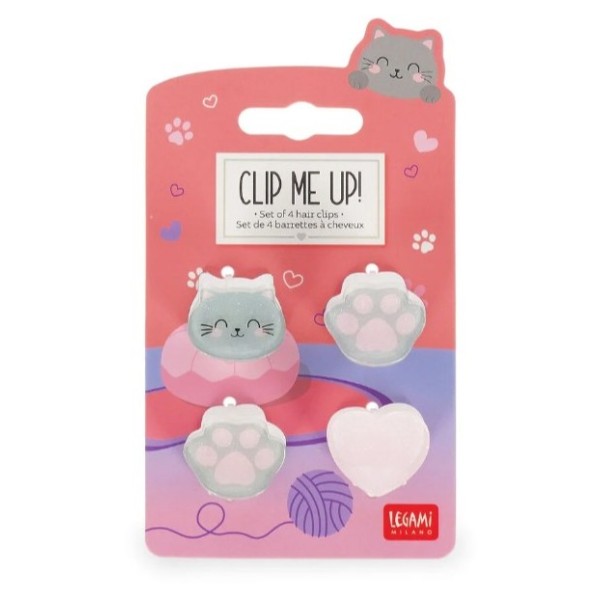 Legami - Set di 4 Mini Mollette per Capelli...