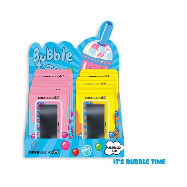 Astuccio Con Lavagna lcd Tinta unita Zoo Bubble...