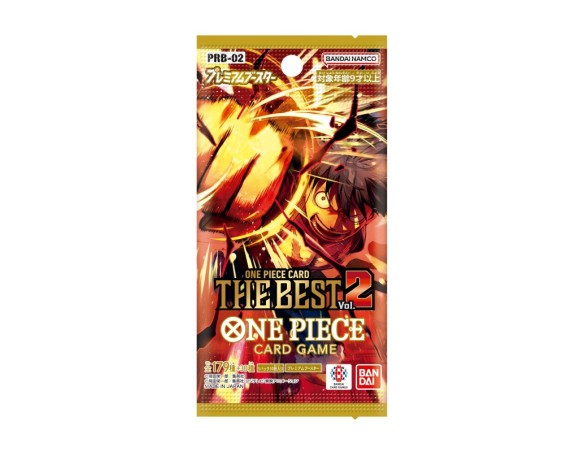 Carte ONE PIECE CARD: THE BEST PRB-02 - N.1 BUSTINA JAP DA 10 CARTE One piece