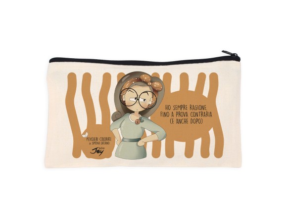 ASTUCCIO BEAUTY CASE PENSIERI COLORATI – HO SEMPRE RAGIONE