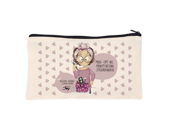ASTUCCIO BEAUTY CASE PENSIERI COLORATI – MAKE-UP? NO…