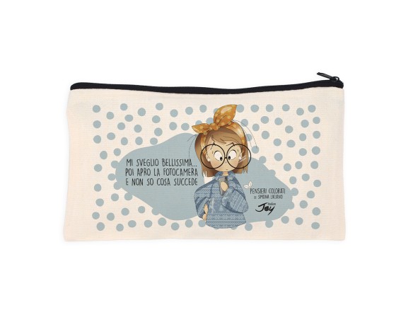 ASTUCCIO BEAUTY CASE PENSIERI COLORATI – MI SVEGLIO BELLISSIMA…