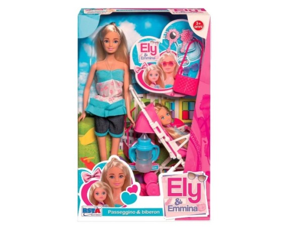 Bambola Ely Cammina Con Passeggino
