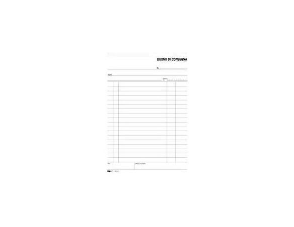 EDIPRO - E5209C - Blocco buono di consegna 50x2 autoricalcante f.to 22x14,8 a5 duplice copia