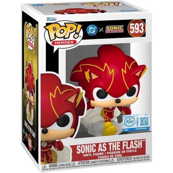 Funko POP! Justice L Sonic: Sonic Flash (593) EXM