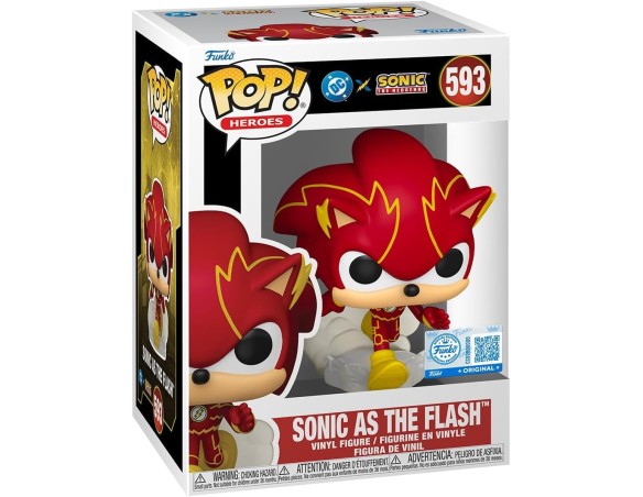 Funko POP! Justice L Sonic: Sonic Flash (593) EXM