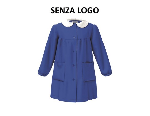GREMBIULE SIGGI SCUOLA ELEMENTARE FEMMINUCCIA 6-15 BLU SENZA LOGO 2888