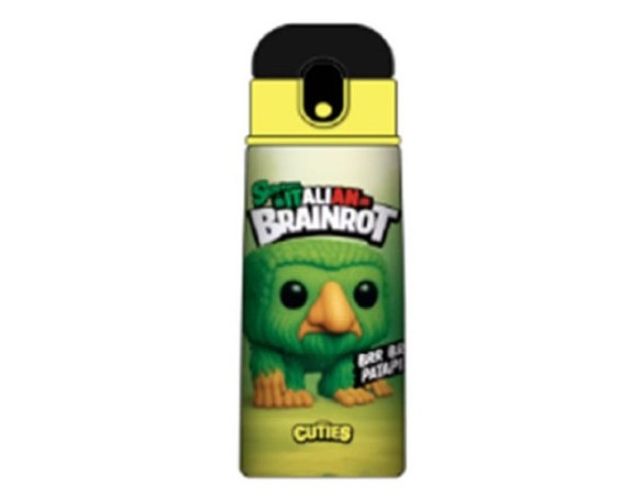 Italian Brainrot | Borraccia bottle kid con portaborraccia a tracolla Skifidol brr patapim brainrot
