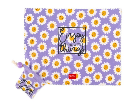 Legami ! Panno Pulizia Lenti e Schermi Daisy - SOS Look at Me Margherite