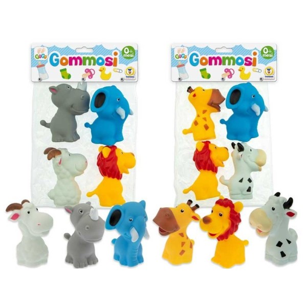 BUSTA ANIMALI GOMMOSI BUFFI 2 MODELLI AS 68793