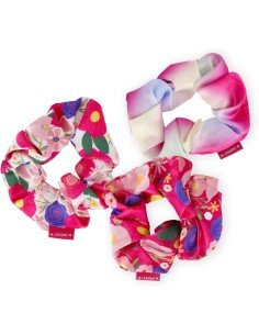 Legami - Set di 3 Hair Scrunchies Hair We Are, fiori...