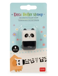 Legami - Timbro Decorativo a Rullo - Panda - Roller Stamp
