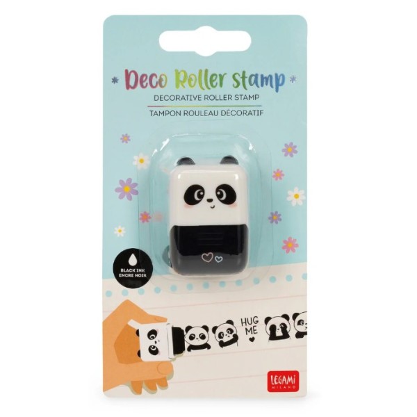 Legami - Timbro Decorativo a Rullo - Panda -...