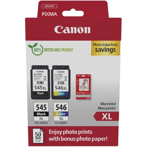 Canon Multipack Cartuccia & Carta - 2 Cartucce...