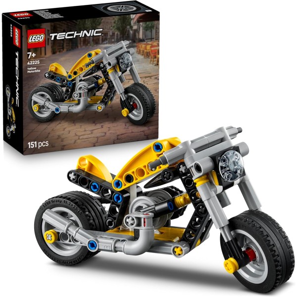 LEGO Technic  42225 Moto Gialla Giocattolo -...