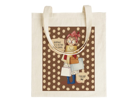Shopping Bag Borsa di Simona Luciano - TOTE BAG PENSIERI COLORATI – SHOPPING?