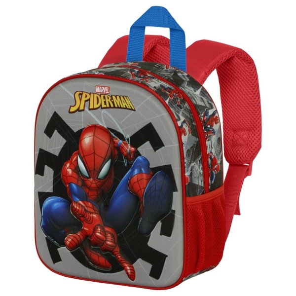 Spiderman | Zaino 3D 30x26x10 per l'asilo o il...