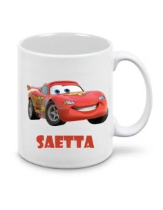 TAZZA CARS CON NOME PERSONALIZZATO