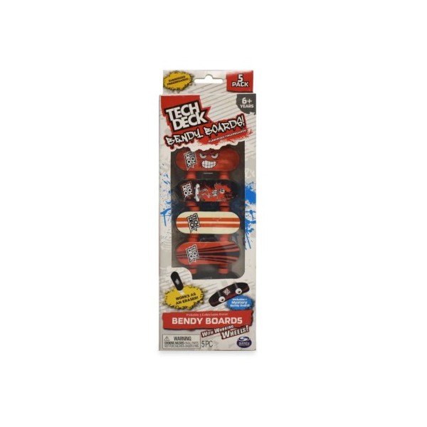 Tech deck rubberised bendy boards confezione...
