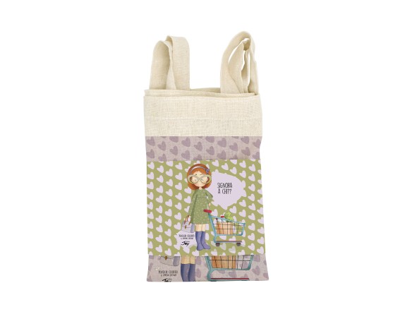 Shopping Bag Borsa di Simona Luciano - TOTE BAG PENSIERI COLORATI – SIGNORA A CHI?