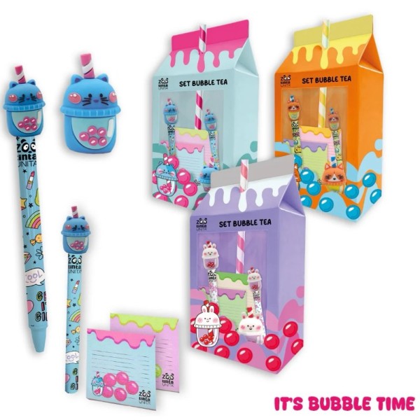 Set Stationery Bubble Tea tintaUNITA Zoo...